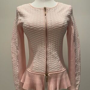 Marciano Blush and Cream Textured Knit